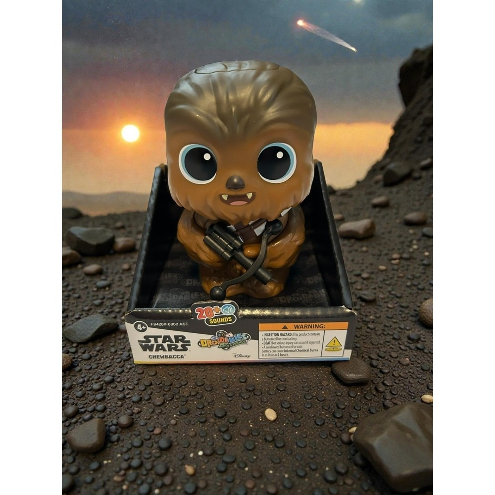 Star Wars Droidables Chewbacca Talking Figure Over 20 Sounds Hasbro